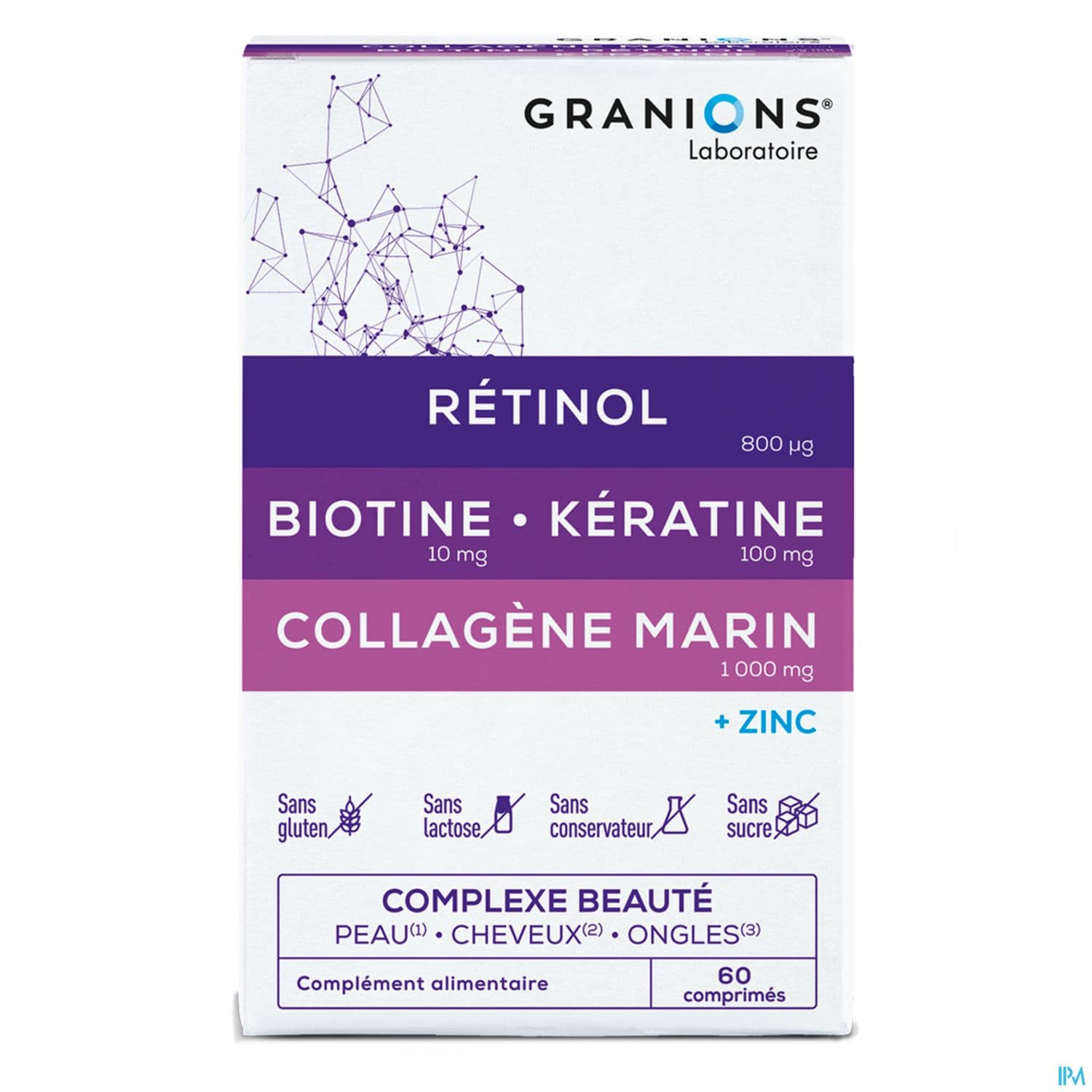 GRANIONS COMPLX PEAU CHV CPR 60
