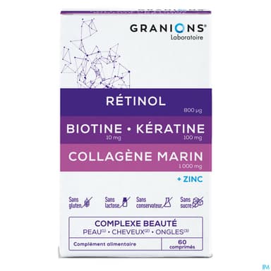 GRANIONS COMPLX PEAU CHV CPR 60