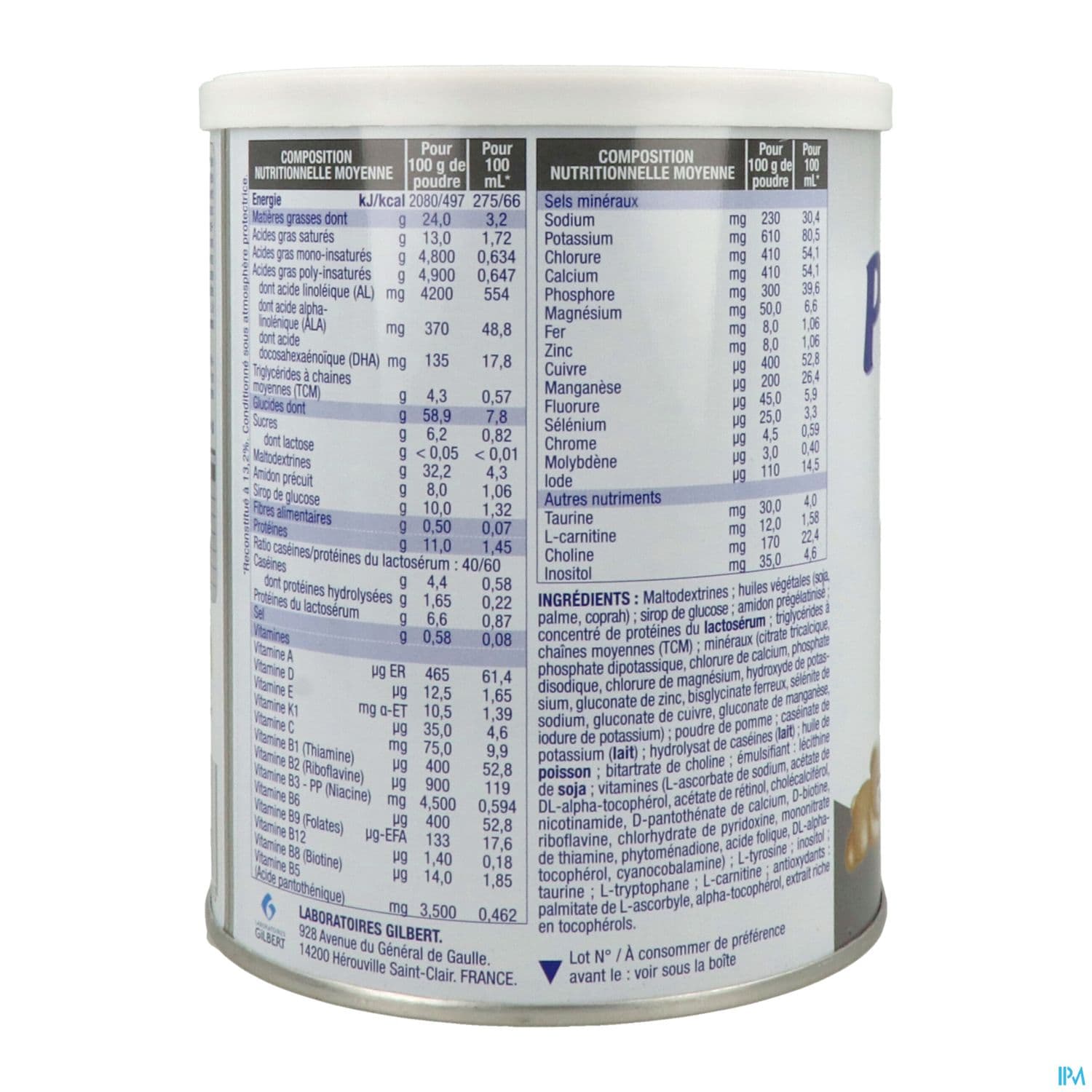 PHYSIOLAC EXP DIARRHEE LAIT 400G