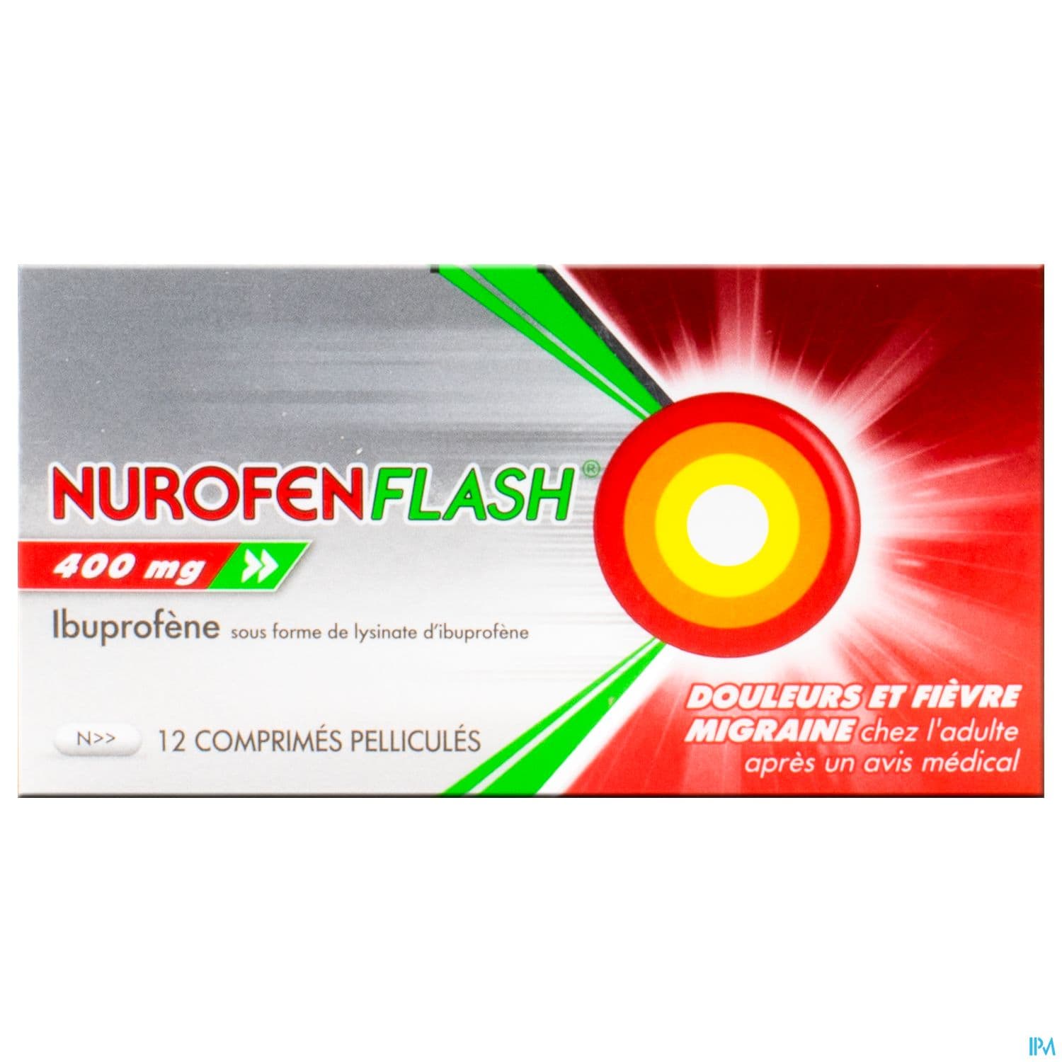 NUROFENFLASH 400MG CPR 12