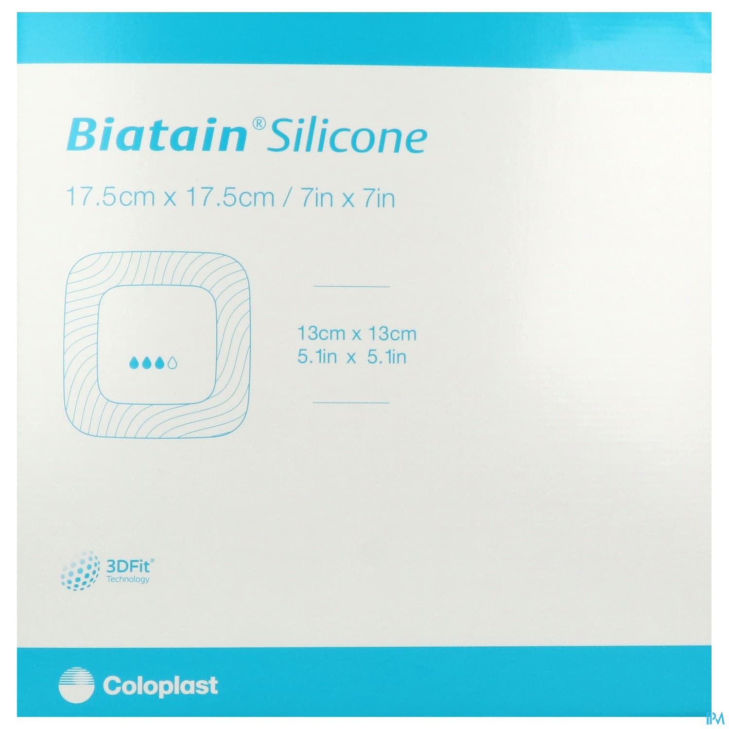BIATAIN ADH SILICONE 17.5X17.5CM10