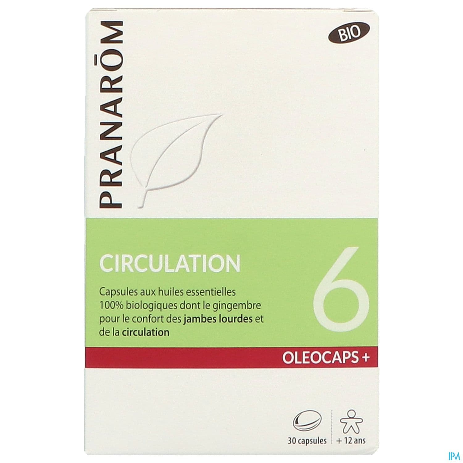PRANAROM OLEOCAPS+6 CIRCULAT CAP30