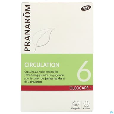 PRANAROM OLEOCAPS+6 CIRCULAT CAP30