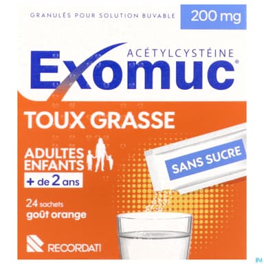 EXOMUC 200MG SACHET 24
