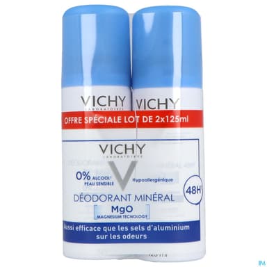 VICHY DEO S/ALU MIN 48H SPR125MLX2