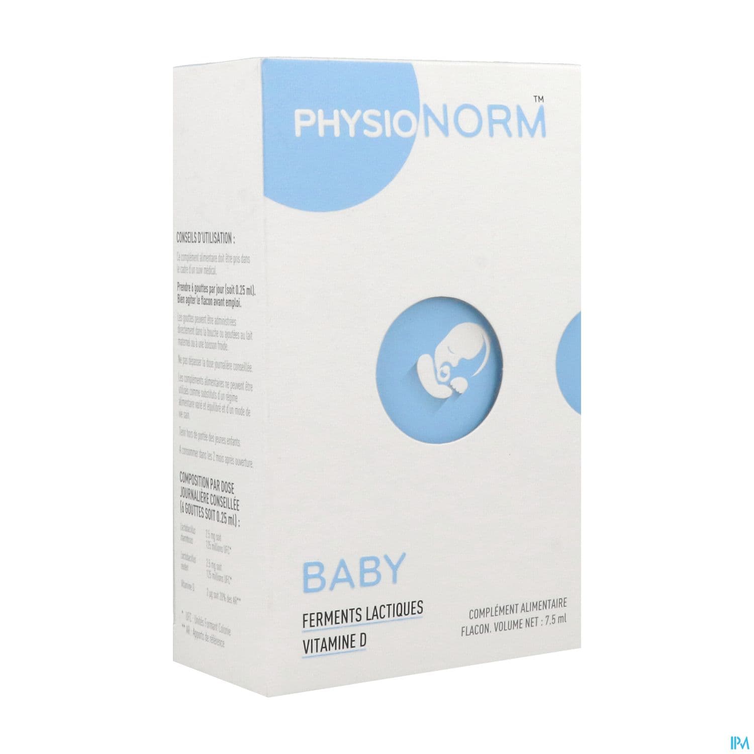 Physionorm Baby Ferments Lactiques Vit D Goutte 7ml5