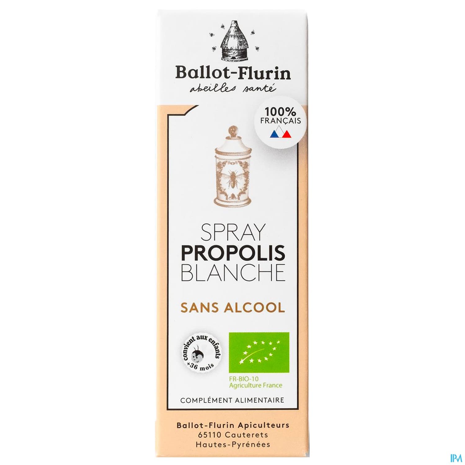 Ballot Flurin Spray Propolis Sans Alcool Bio 15ml