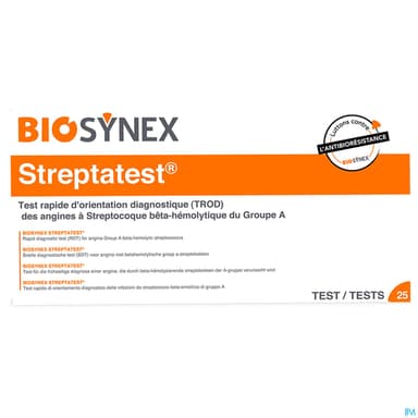 EXACTO PRO STREPTA ANGINE TROD 25
