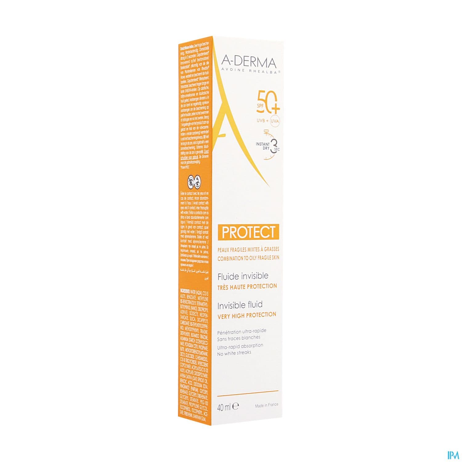 A-DERMA PROTECT FLUID INV 50+ 40ML