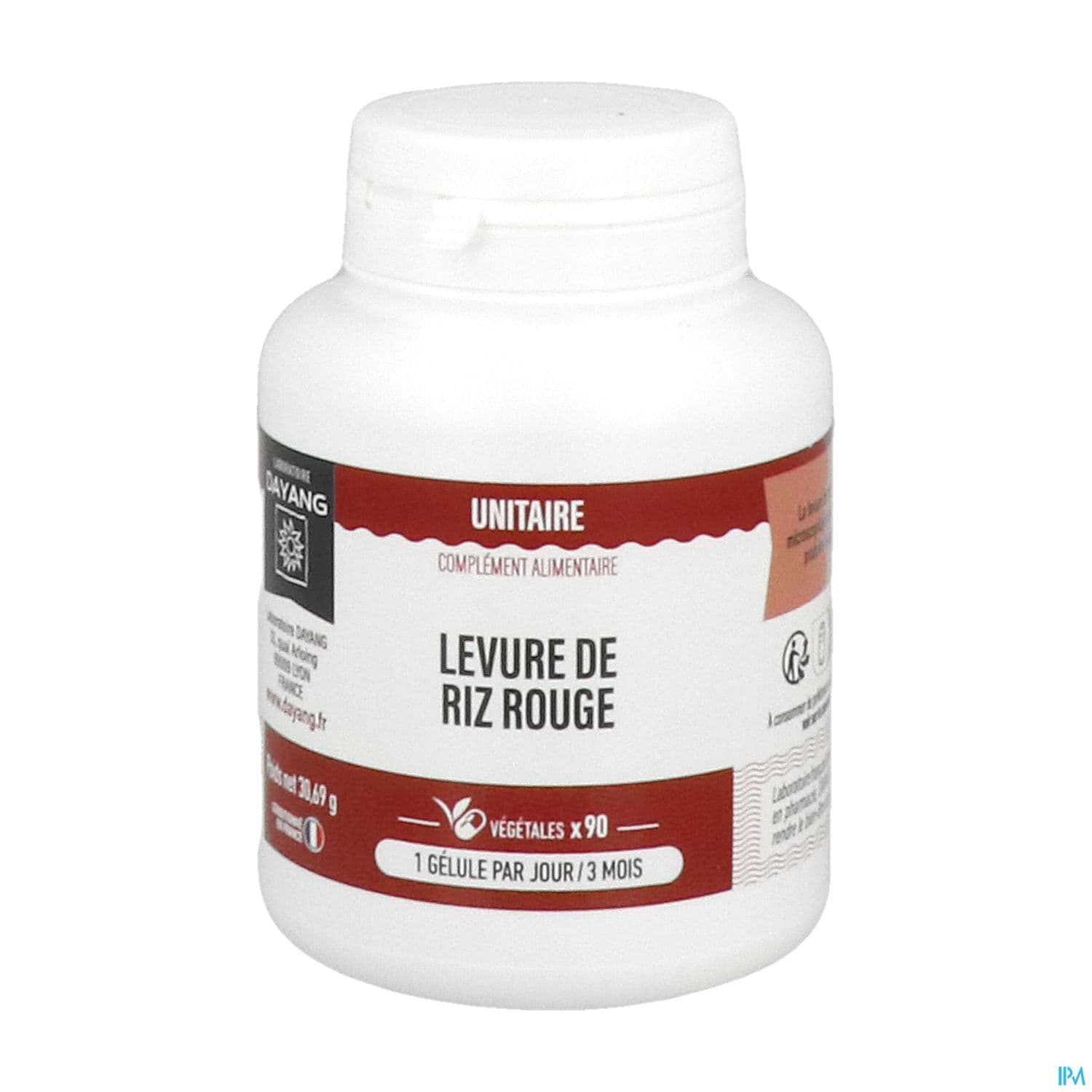 Dayang Levure De Riz Rouge + Q10 Gelule 90