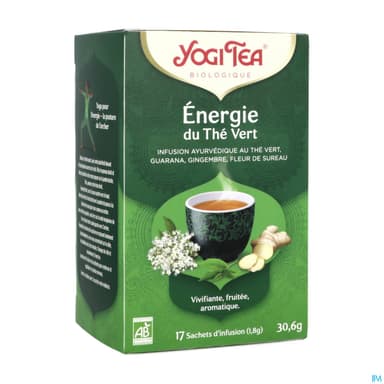 Yogi Tea Energie Du The Vert Bio Infusette 2g 17