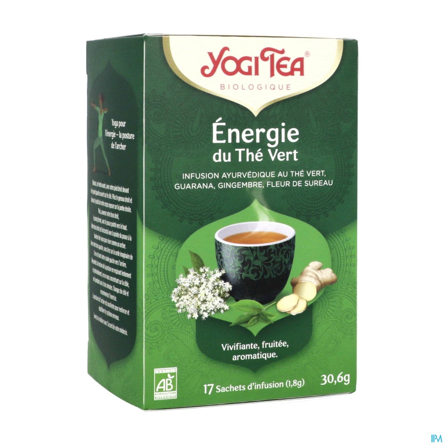 YOGI TEA ENERGIE THE VERT SACH 17