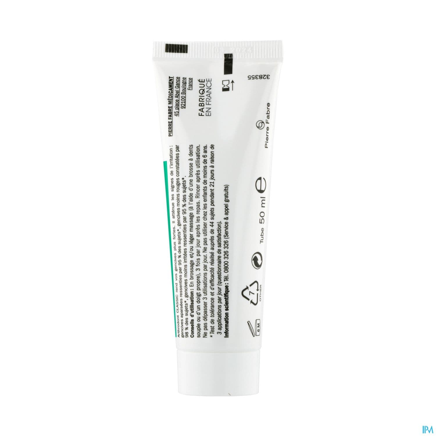 Arthrodont Classic Pate Dentifrice 50ml