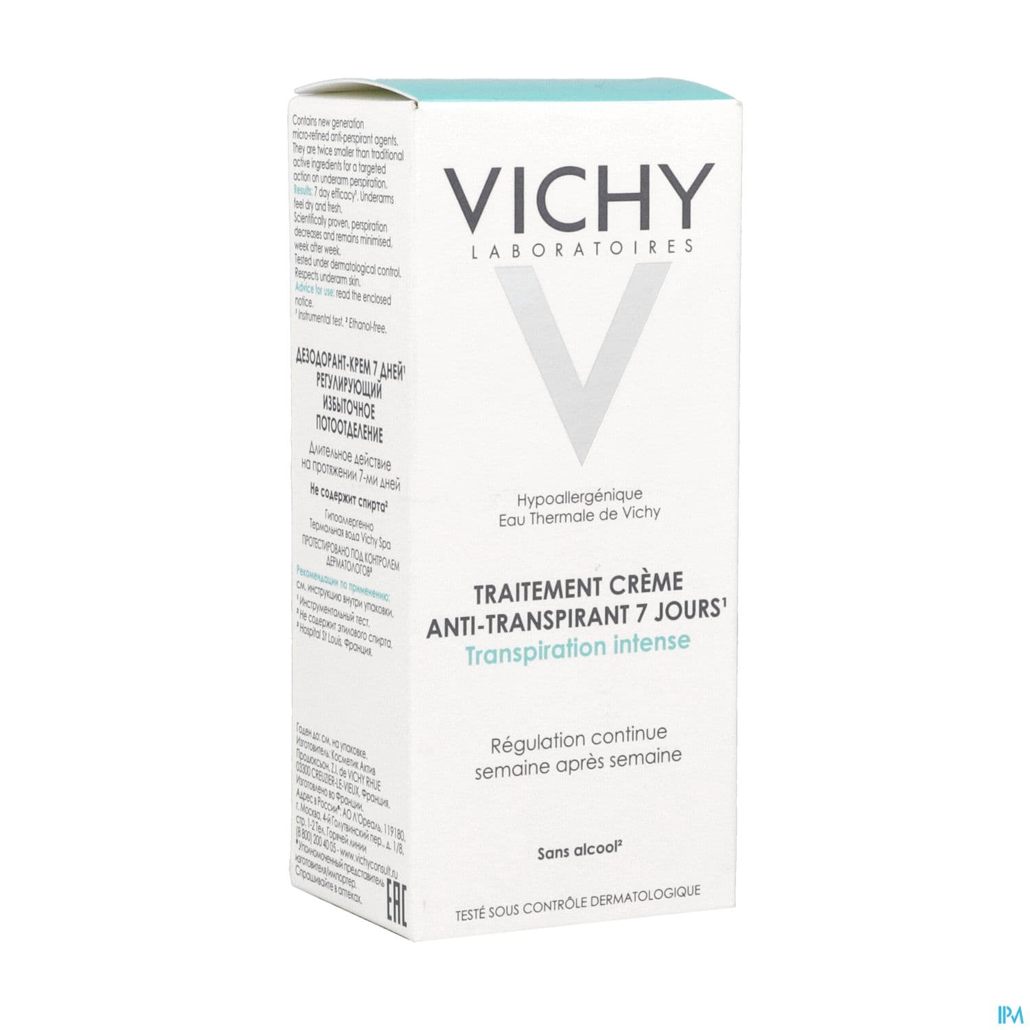 VICHY DEOD CR A/TRANSP 7J 30ML