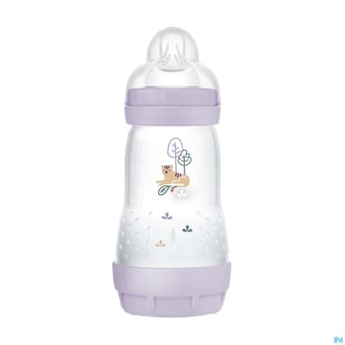 MAM BIB E ST A/COL LILAS D2 260ML