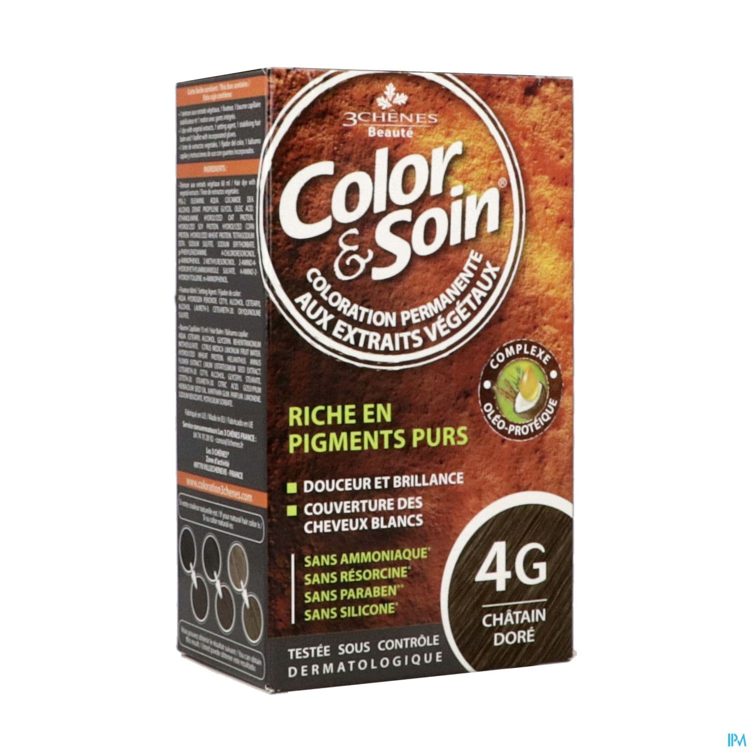 3 CHENES COLOR/SOIN CHAT DORE 4G