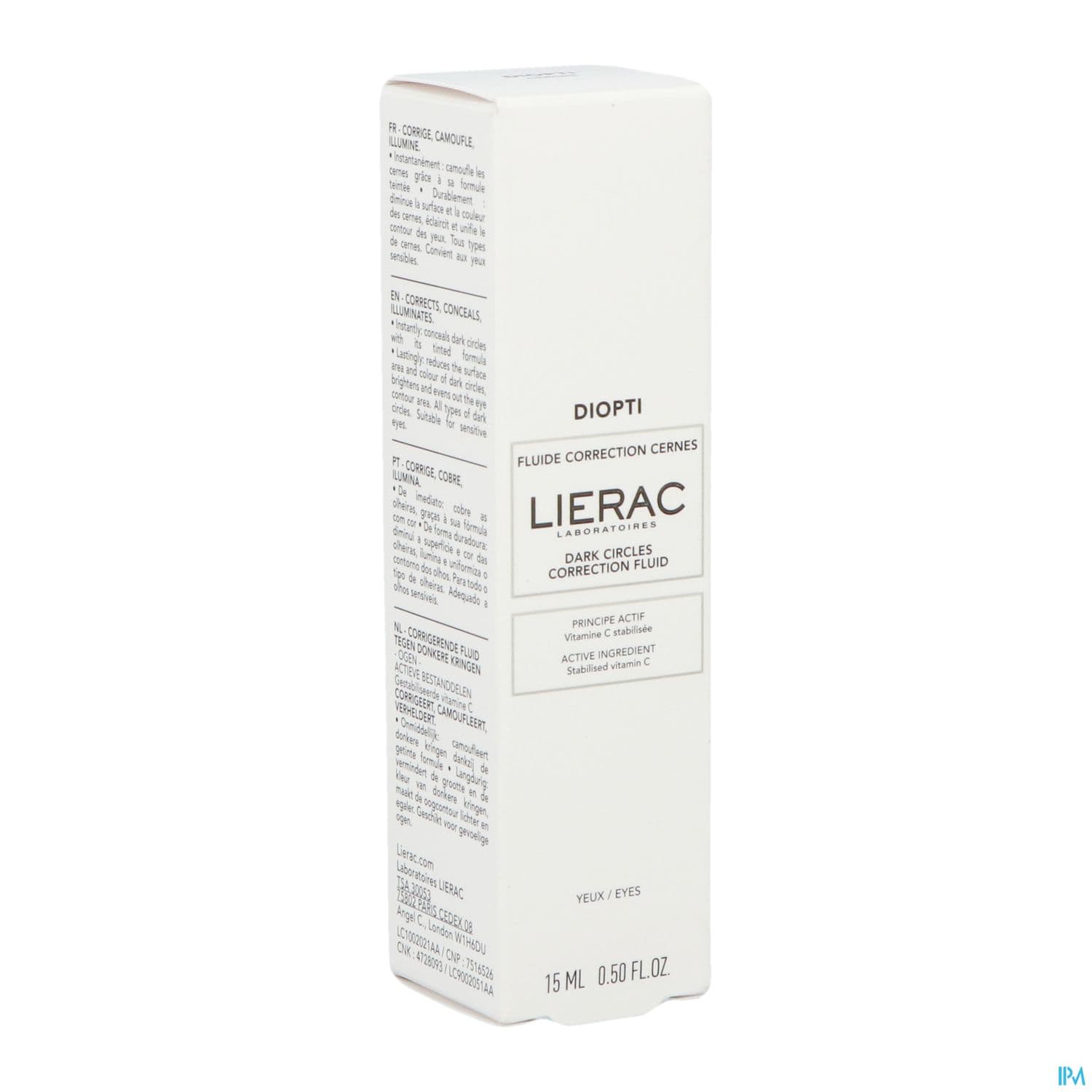 LIERAC FLUIDE DIOPTICERNE 15ML