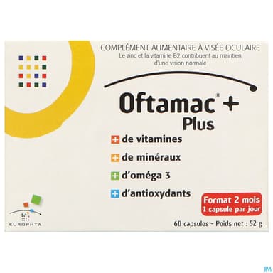 OFTAMAC PLUS CAPS 60