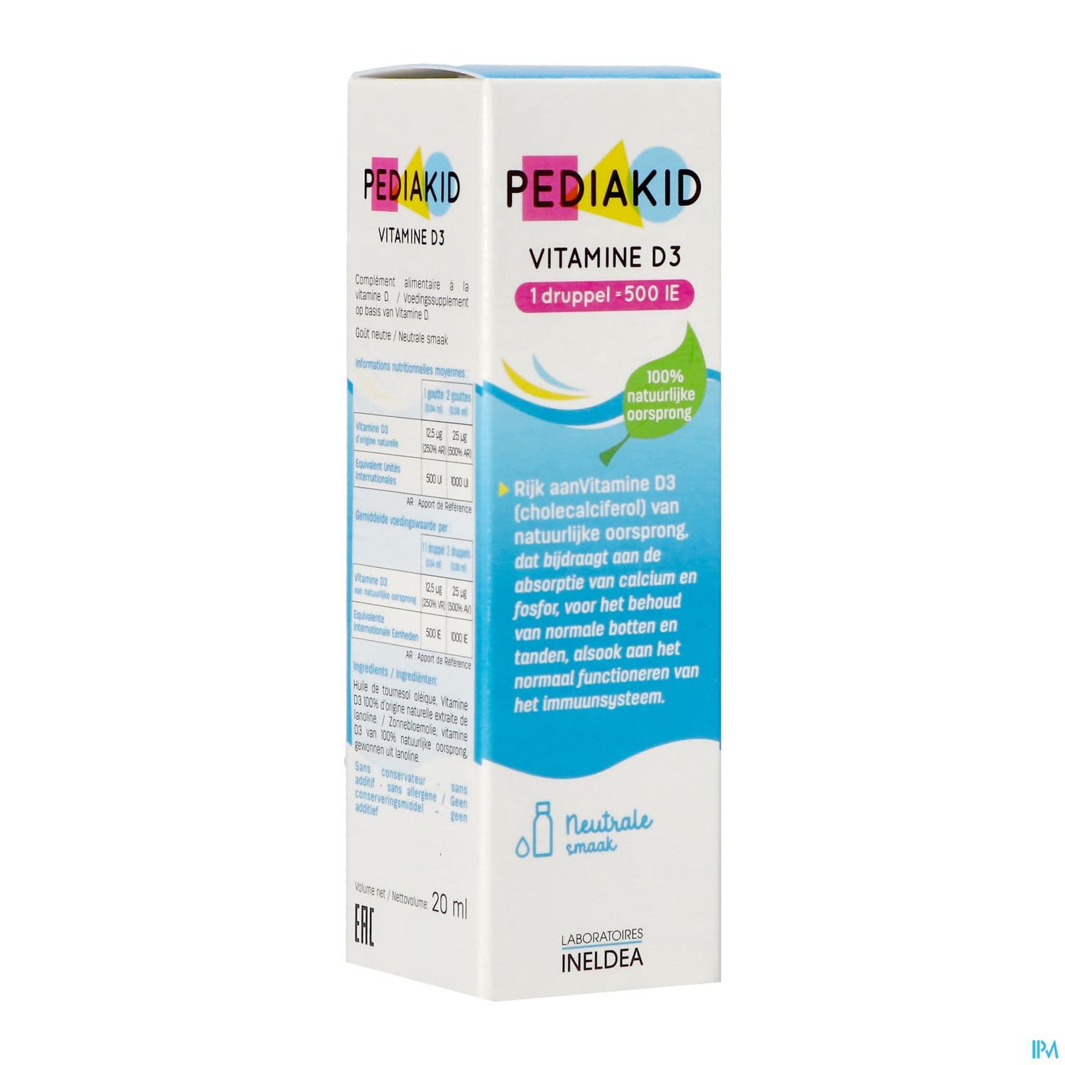 PEDIAKID VIT D3 GTT BUV 20ML