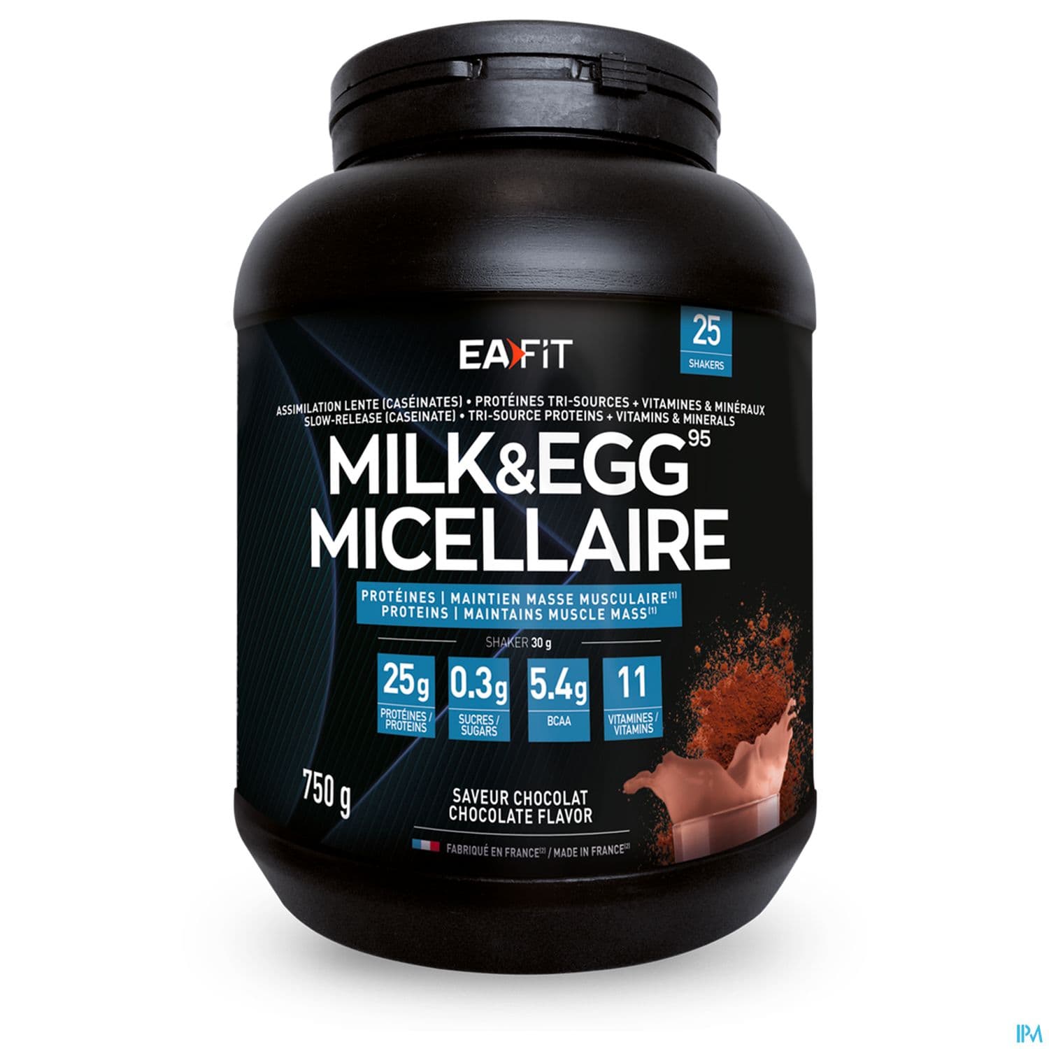 Eafit Milk Egg 95 Micellaire Poudre Chocolat 750g