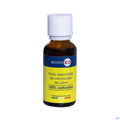 Marque Verte Moustiko Huile Essentielle De Citronnelle Flacon Compte Goutte 30ml