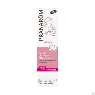 Pranarom Pranabb Maternite Baume Crevasses Mamelons Bio Eco 15ml