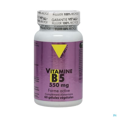 Vit All+ Vitamine B5 550mg Gelule 60
