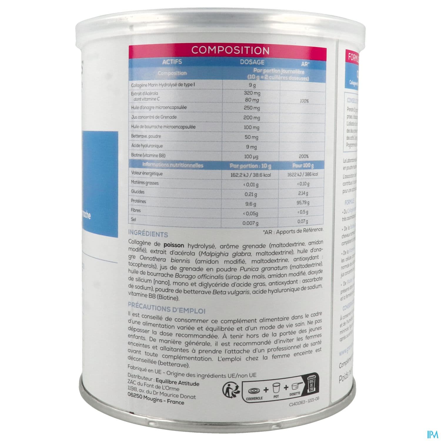 GRANIONS COLLAGENE+ BEAUTE 275G