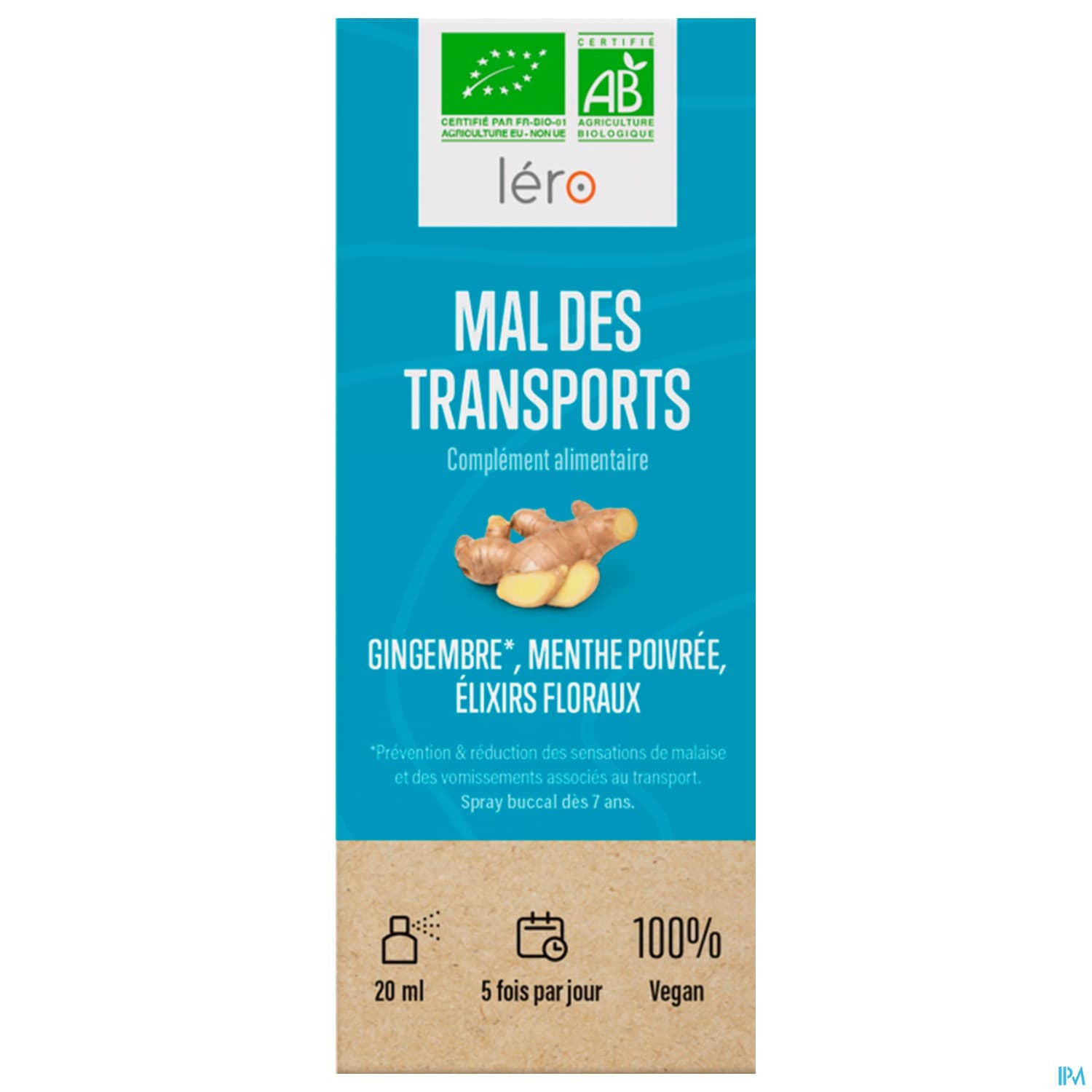 LERO MAL DES TRANSPORT SPR 20ML