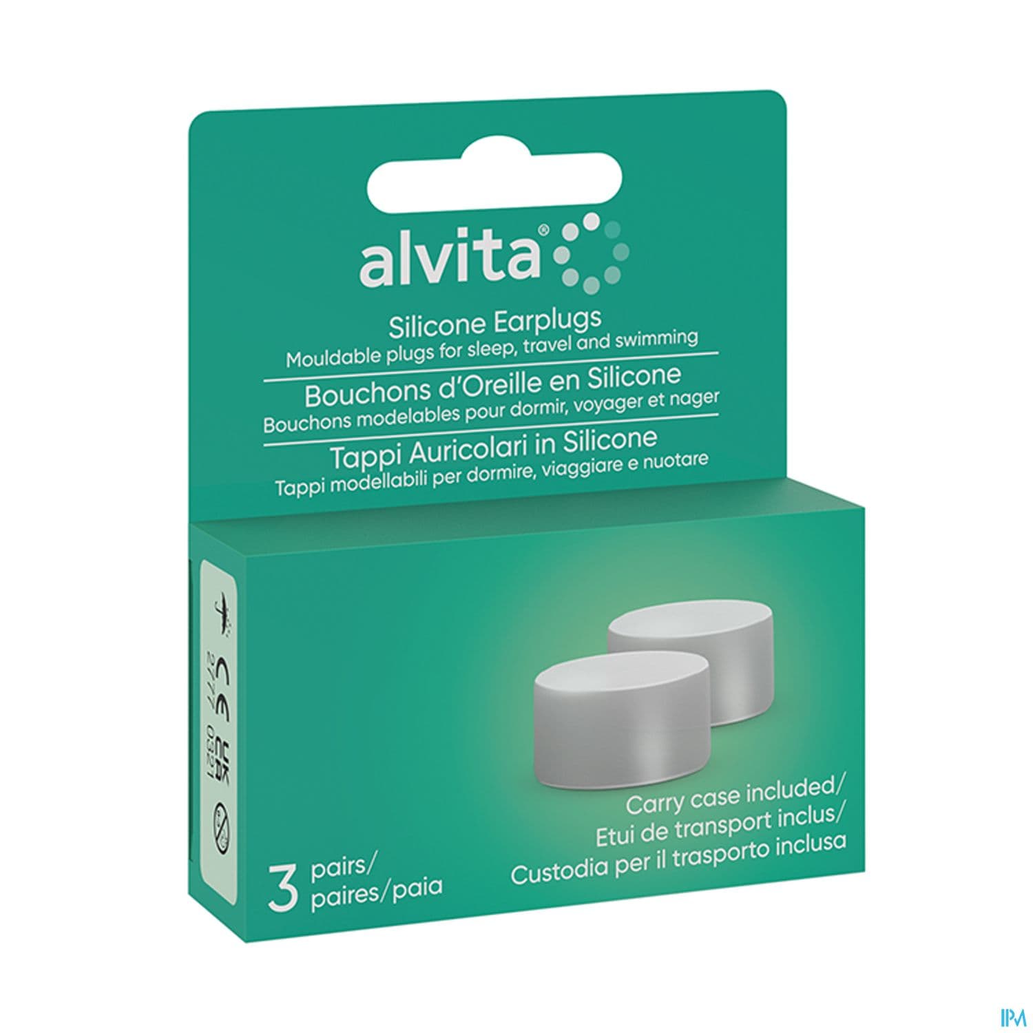 ALVITA BOUCHON OREILLE SILICONE 3P