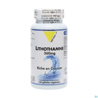 VIT ALL+ LITHOTHAMNE 360MG CAPS120