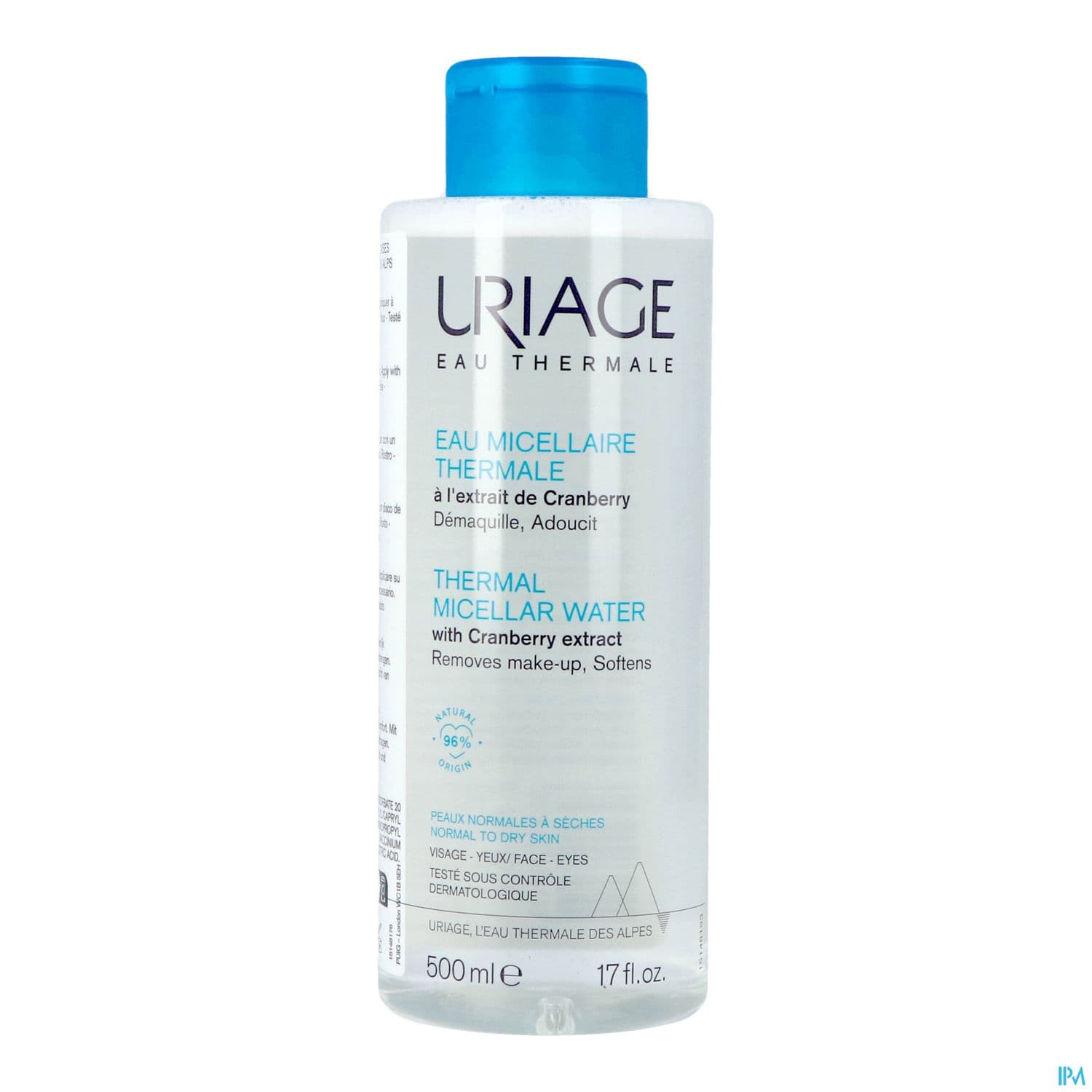 Uriage Eau Micellaire Thermale Peaux Normales A Seches 500ml