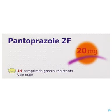 PANTOPRAZOLE 20MG ZF CPR 14