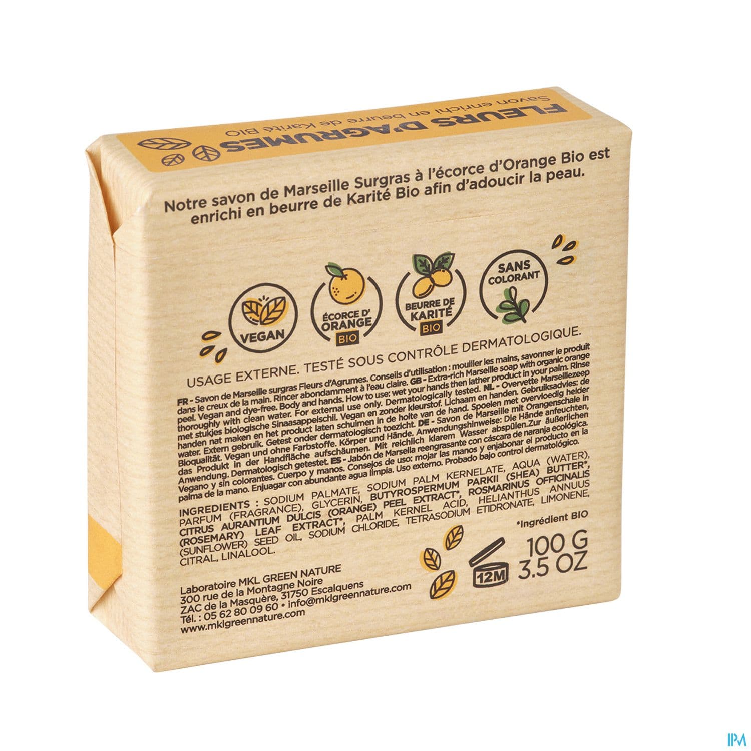 MKL SAV MARS FLEUR AGRUME 100G