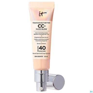 It Cosmetics Cc+ Cream Nude Glow Illuminatrice Spf40 Light 32ml
