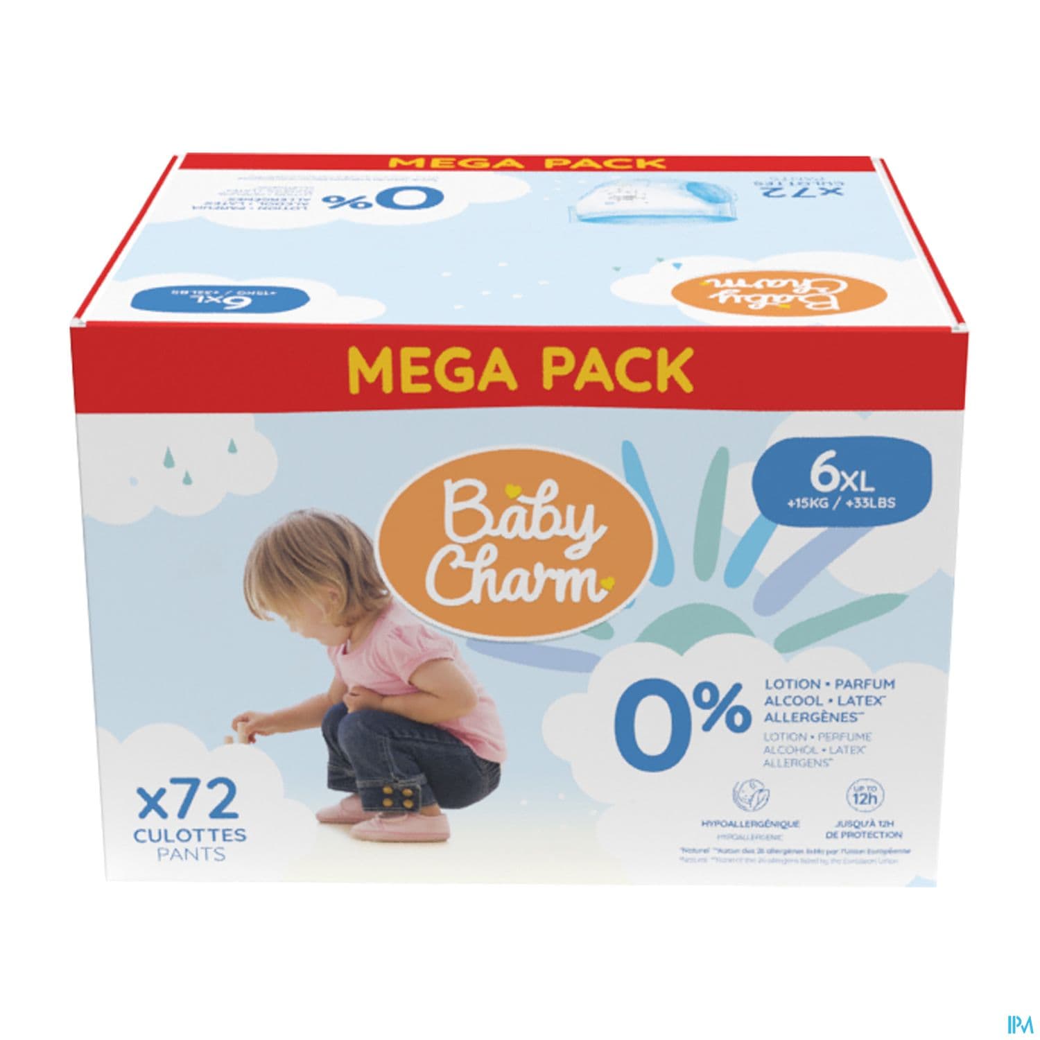 BABY CHARM SUP DRY PANTS +15KG 72 — Pharmacie des Couronneries