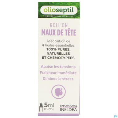 Ineldea Olioseptil Roll On Maux Tete 5ml