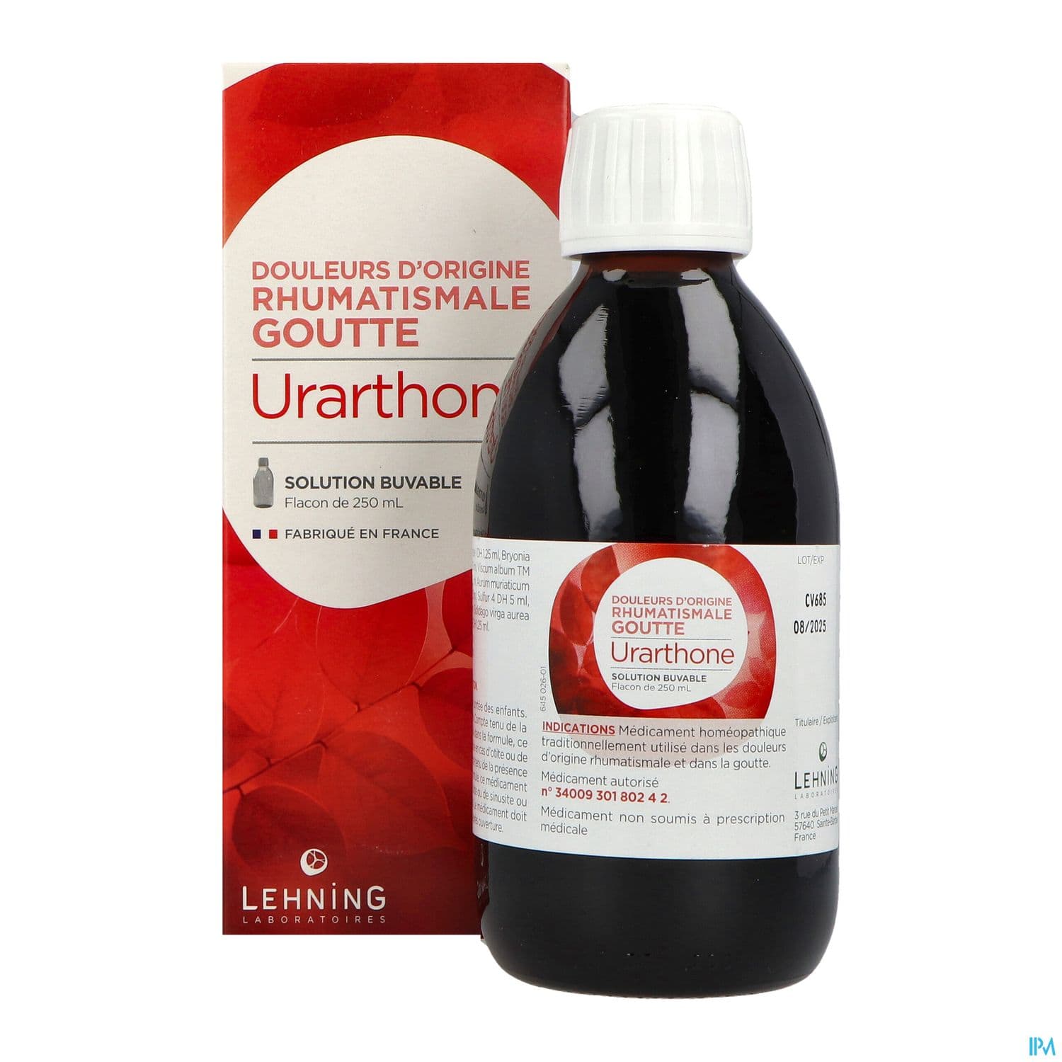 Urarthone Solution Buvable 250ml