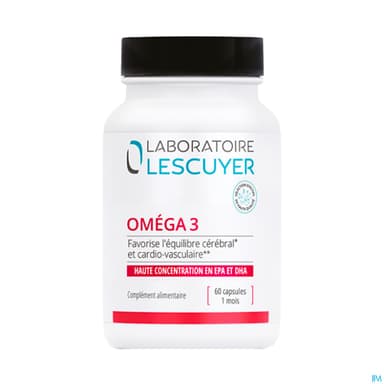 OMEGA 3 LESCUYER CAPS 60