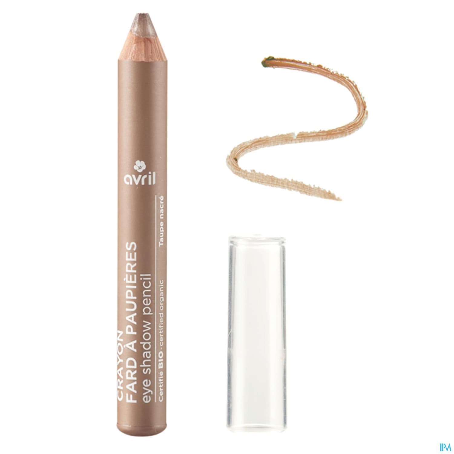 Avril Crayon Fard A Paupieres Taupe Nacre Bio 2g