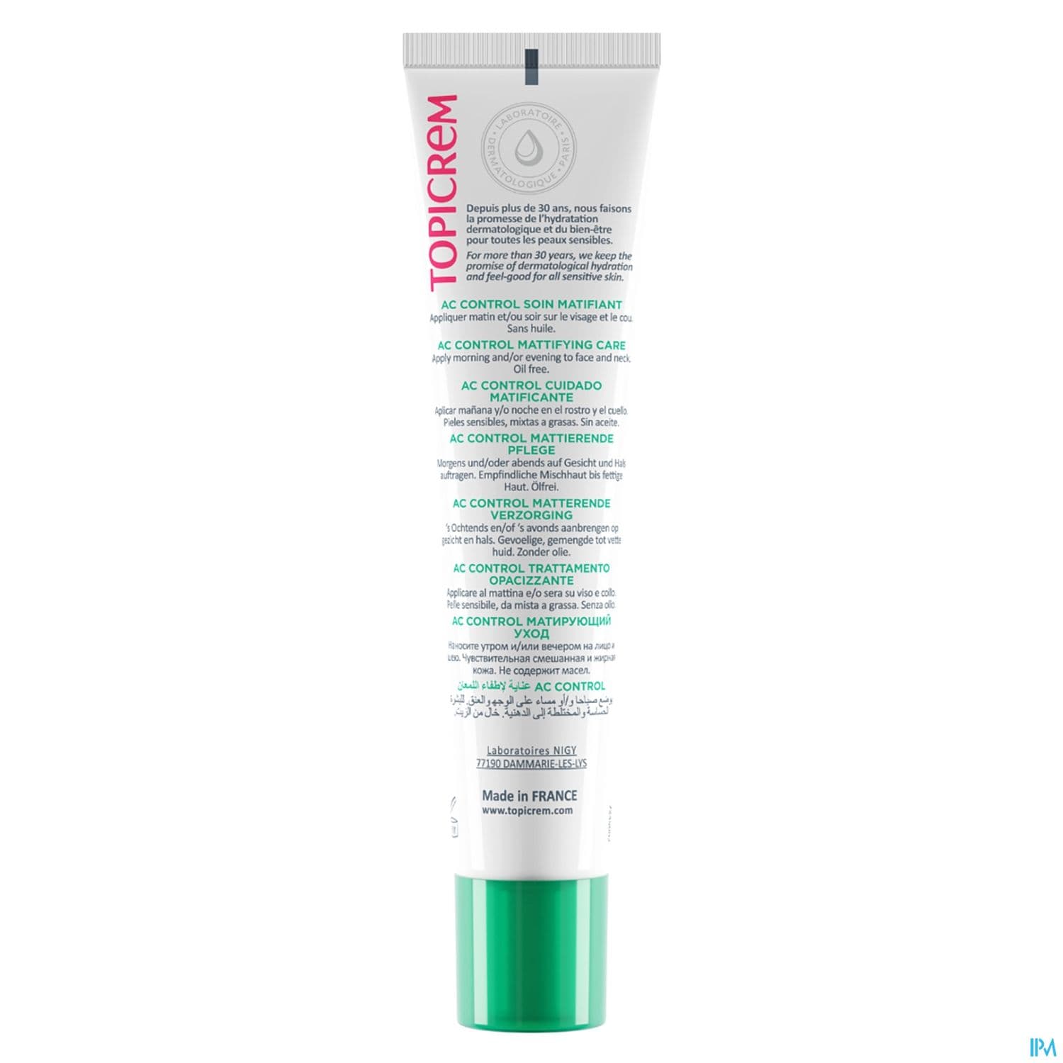 TOPICREM AC CONT FLUIDE MATIF 40ML