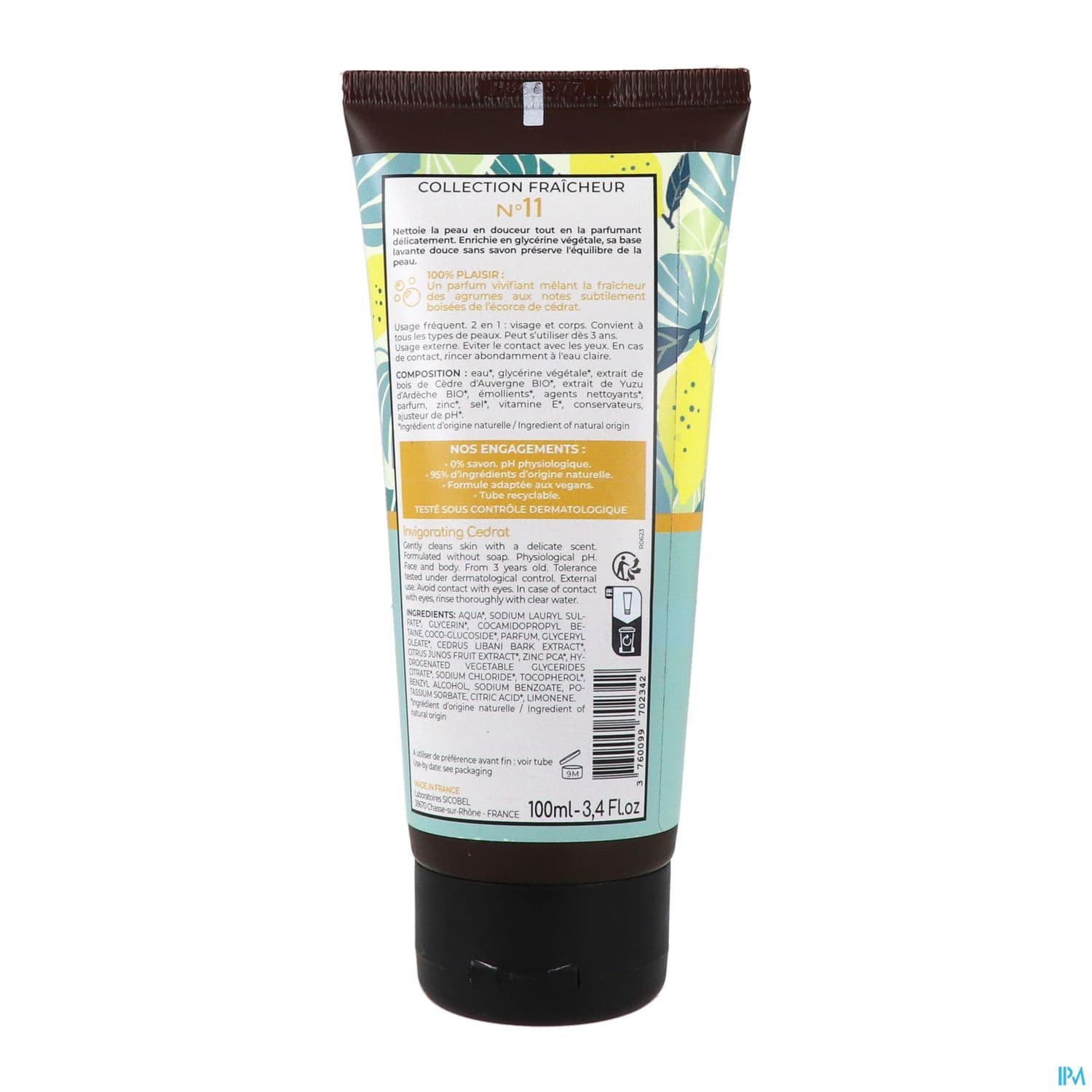 OSMAE GEL DCH VIVIFIANT CEDRAT 100