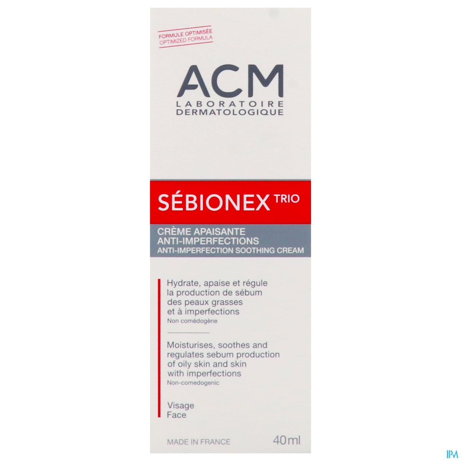 SEBIONEX TRIO CR APAISANTE 40ML
