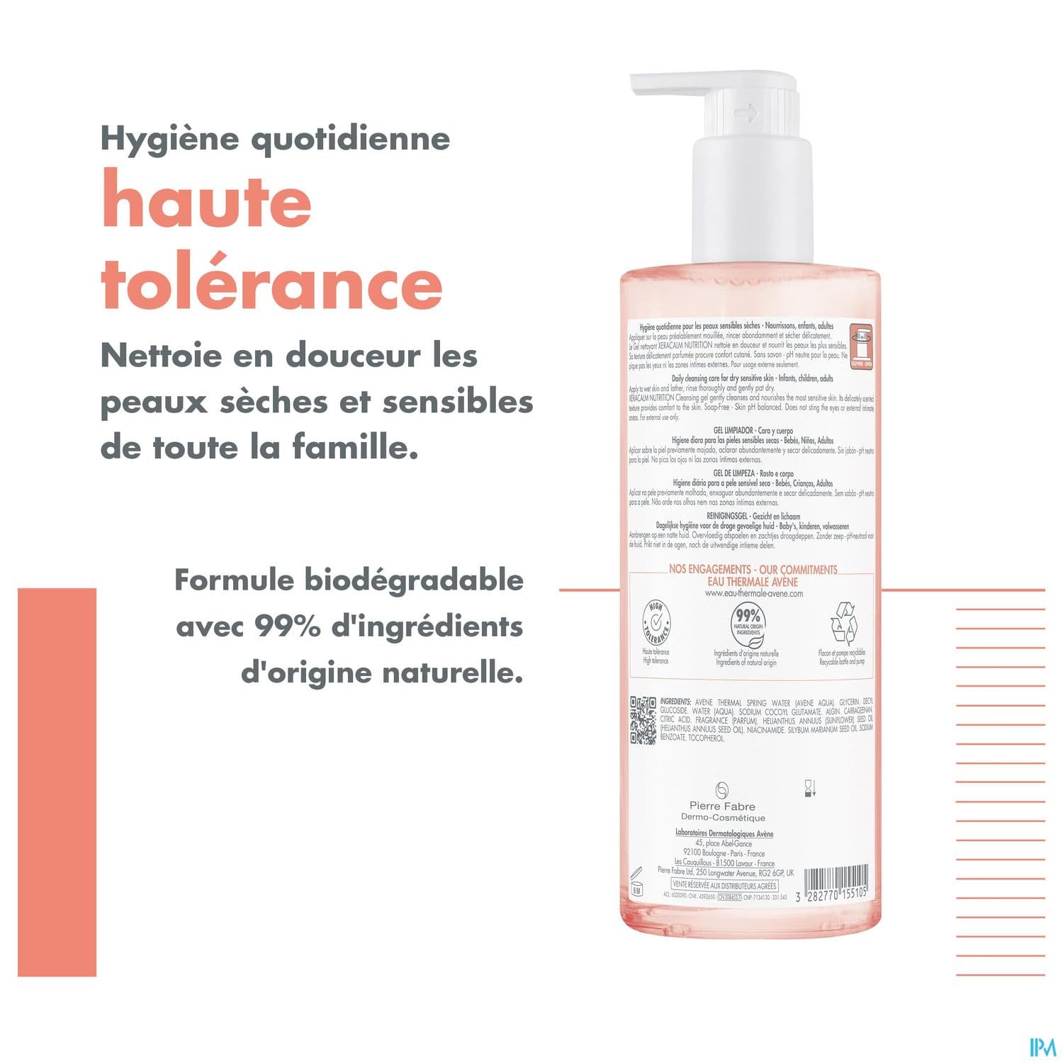 XERACALM NUTRI GEL NET 500ML