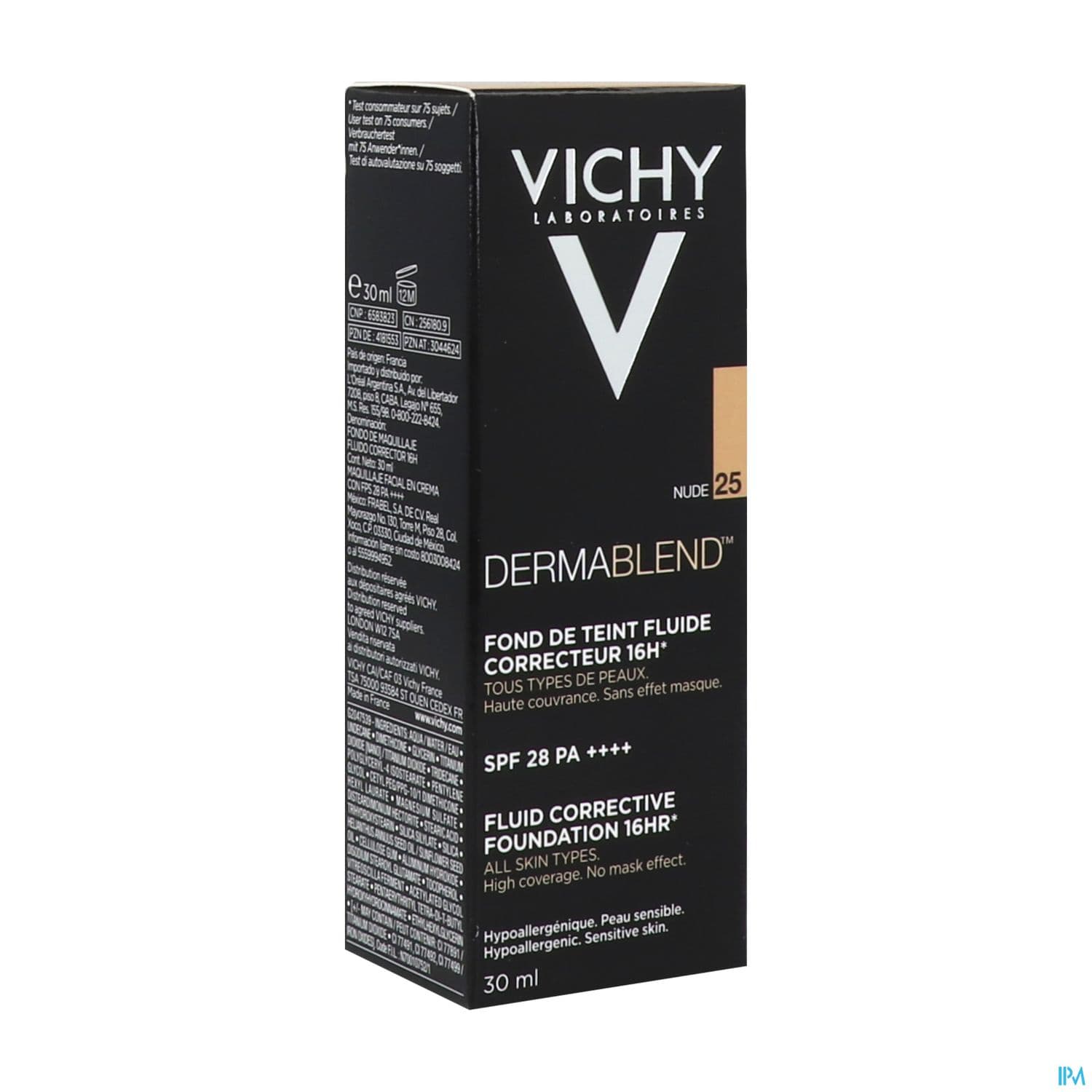 VICHY DERMABLEND FLUID 25 NUDE30ML