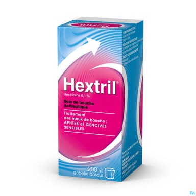 HEXTRIL 0,1% BAIN BOUCHE SOL 200ML