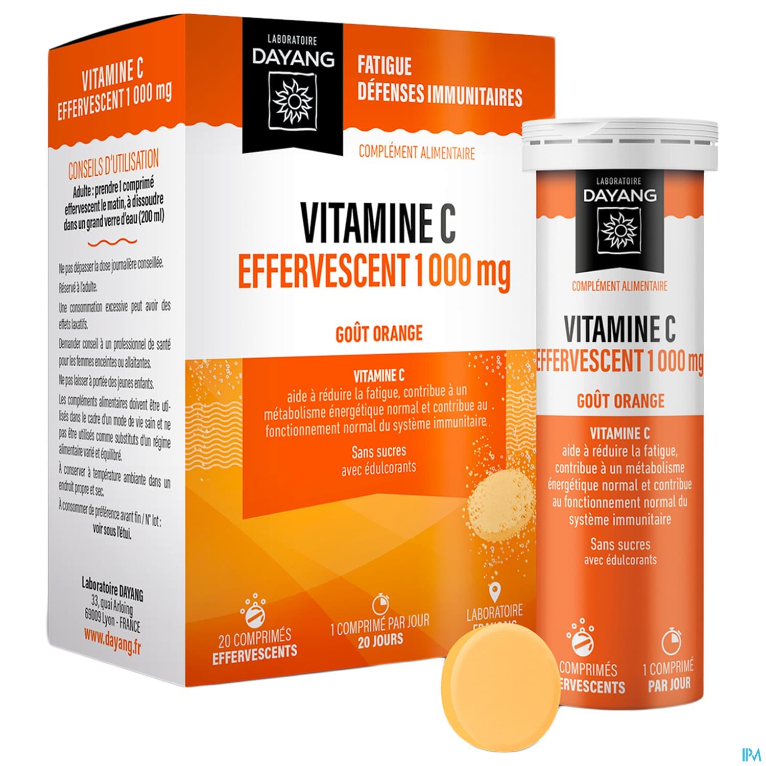 DAYANG VITAMINE C 1000MG CPR EFF20