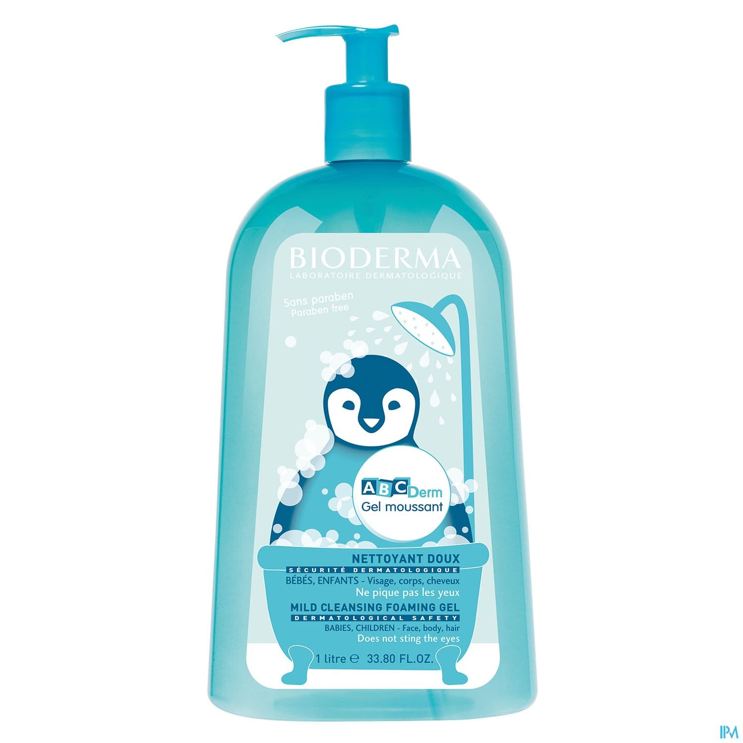 Bioderma Abcderm Gel Moussant Nettoyant Doux 1l