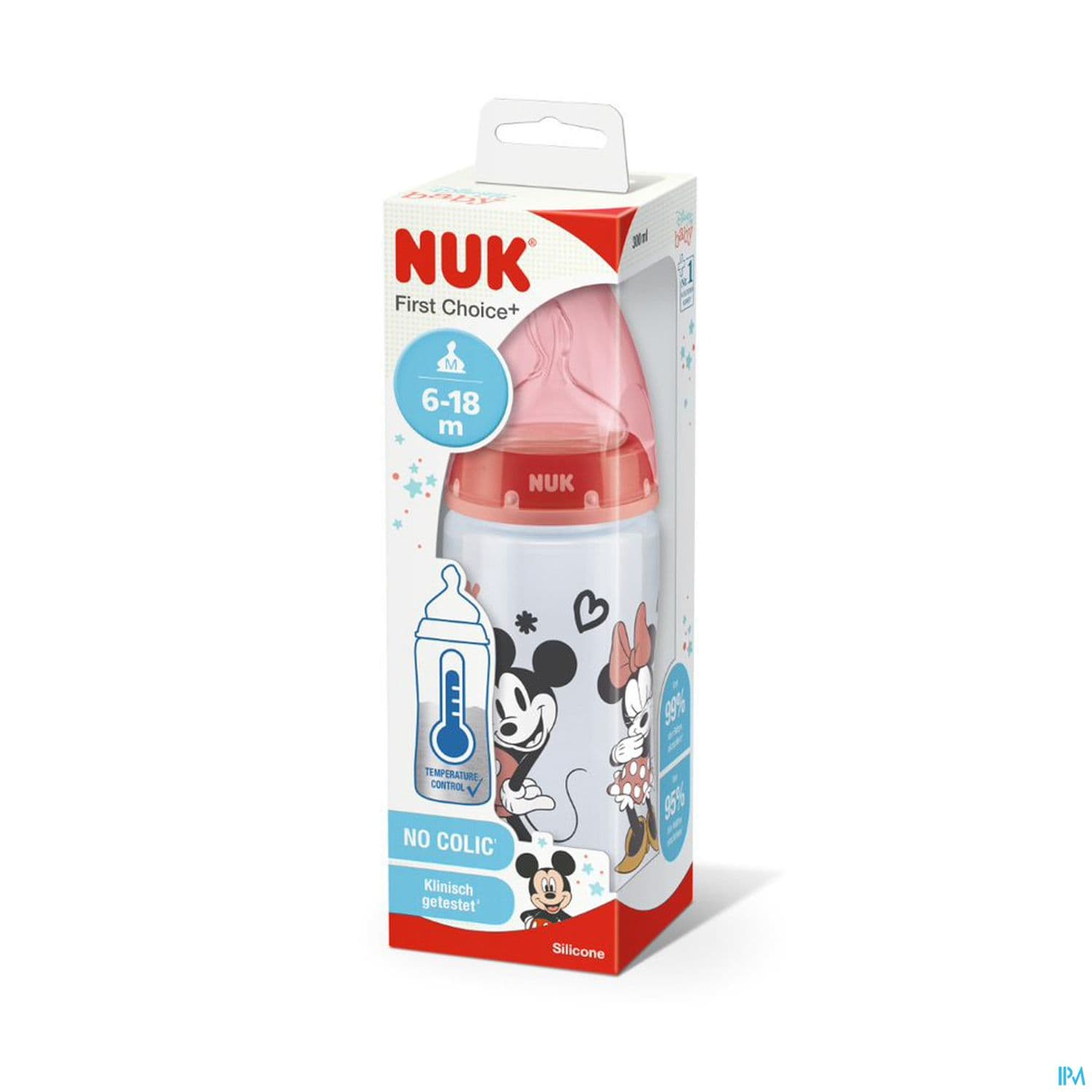 BIB NUK SIL6-18M FC+TC MINNIE300ML — Pharmacie Seguin
