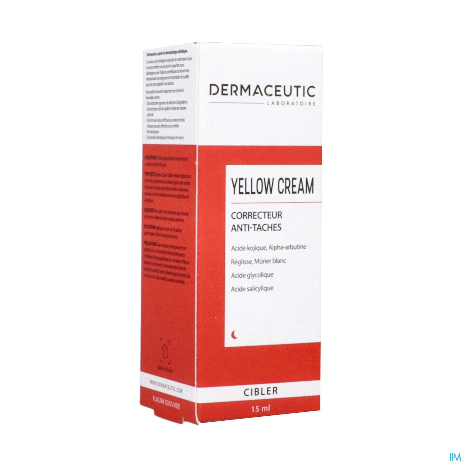 DERMACEUTIC YELLOW CREAM 15ML — Pharmacie du Bien Etre